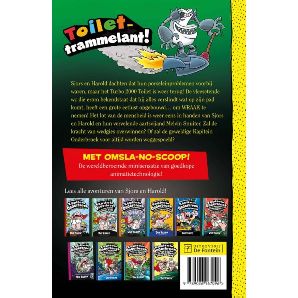 Overige Merken Boek Kapitein Onderbroek En De Turbulente Terugkomst Van Het Turbo 2000 Toilet