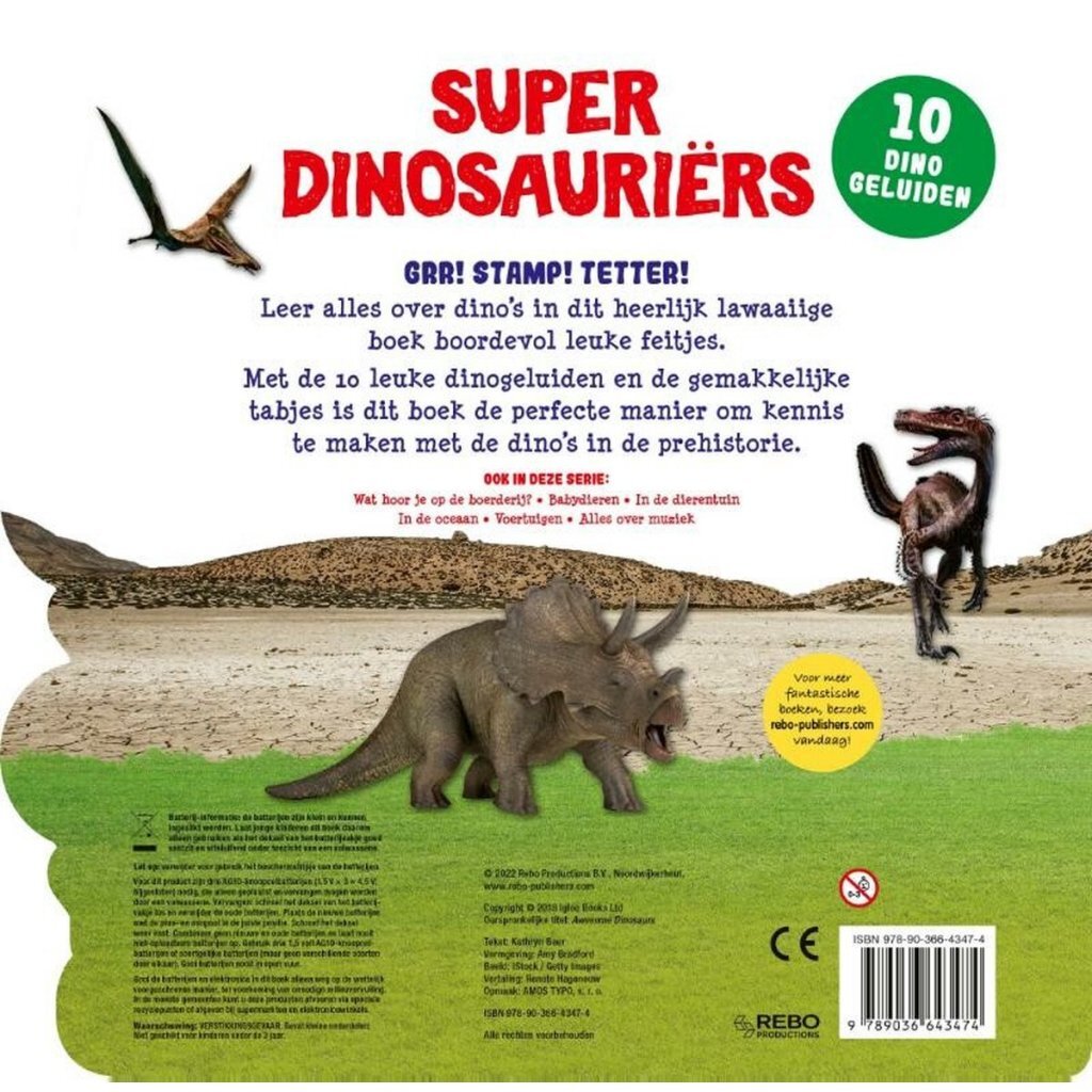 Overige Merken Geluidenboek Super DinosauriËRs