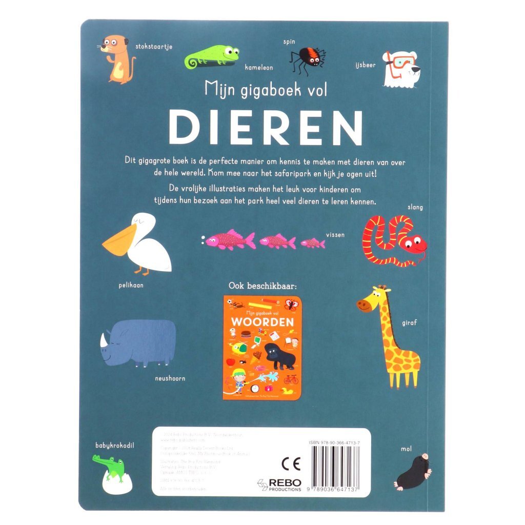 Overige Merken Boek Mijn Gigaboek Vol Dieren