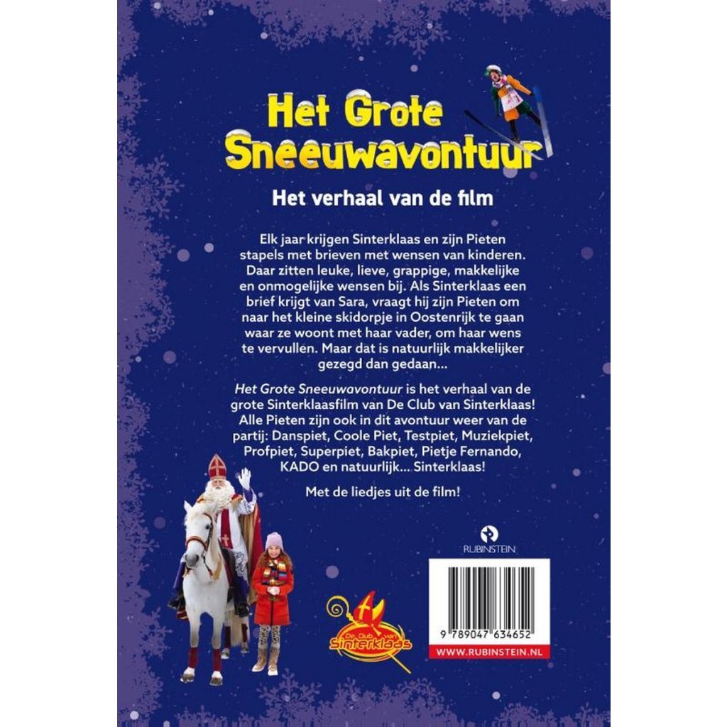 Overige Merken Boek De Club Van Sinterklaas Het Grote Sneeuwavontuur