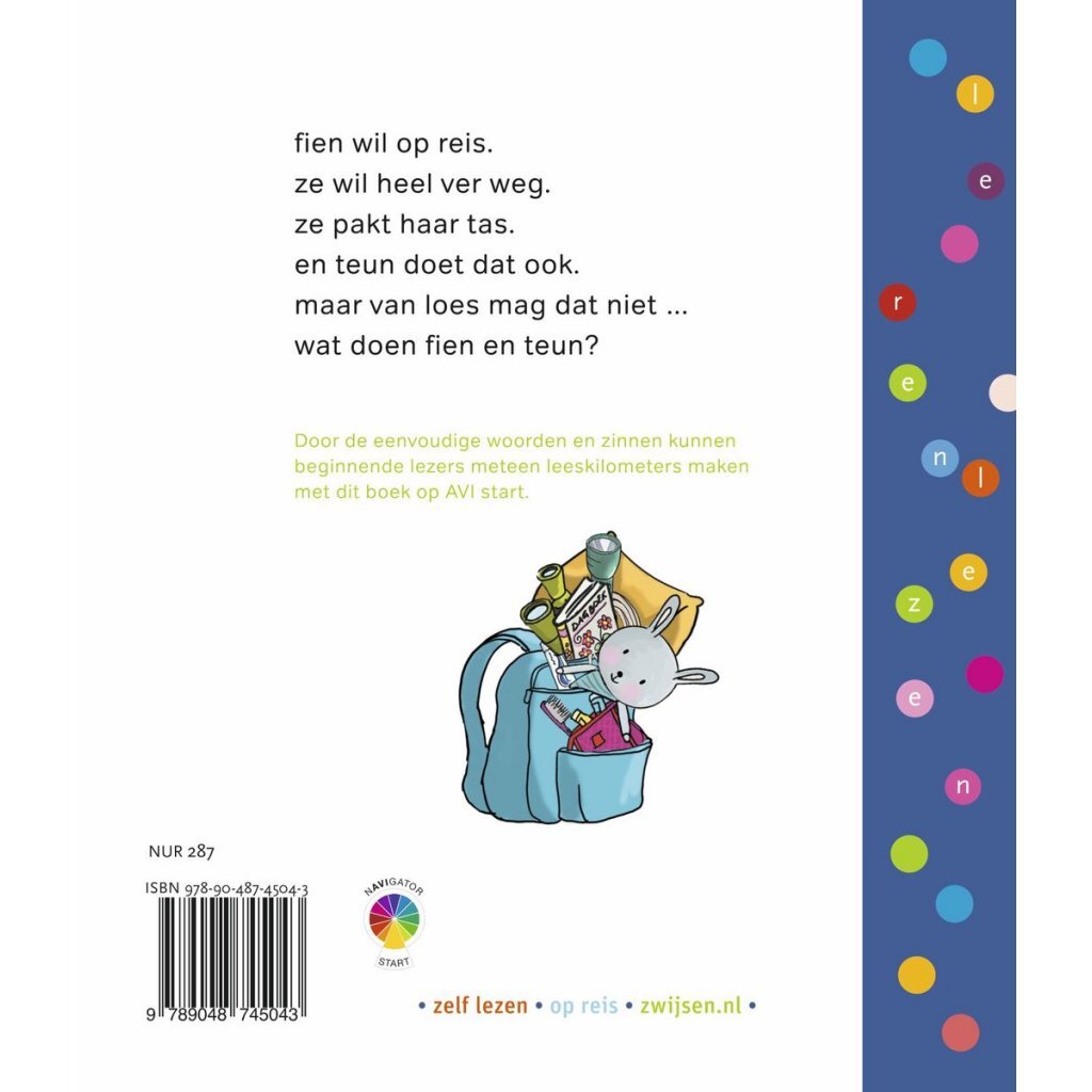 Zwijsen Boek Fien &Amp; Teun Gaan Op Reis