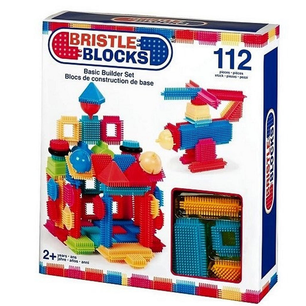 Bristle Blocks Starterset/Uitbreidingsset Met 112 Stuks