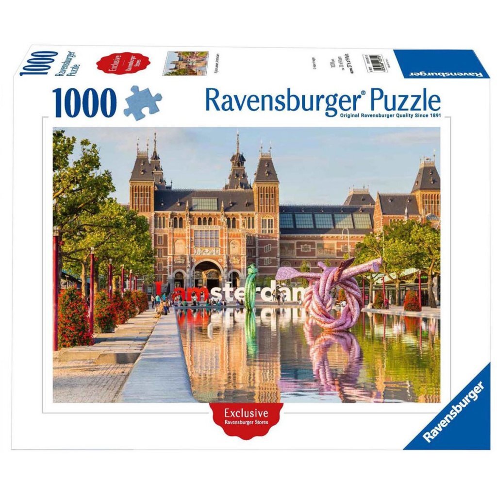 Ravensburger Puzzel Amsterdam Rijksmuseum 1000 Stukjes