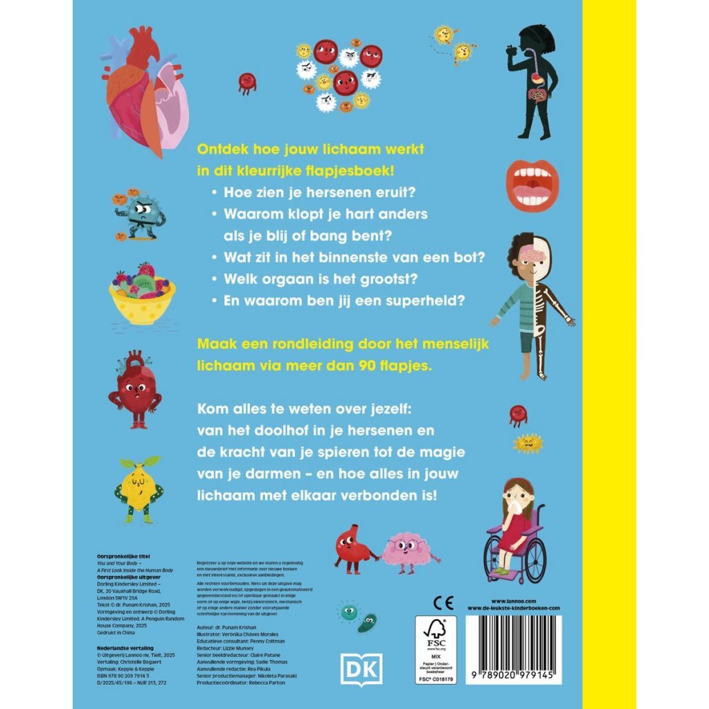 Overige Merken Boek Van Top Tot Teen Alles Over Mijn Lichaam