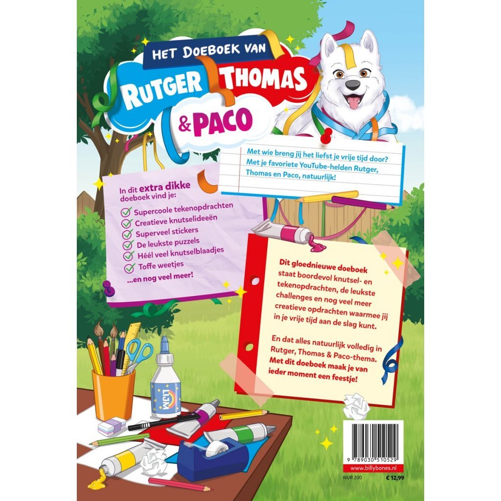 Overige Merken Boek Doeboek Rutger Thomas En Paco