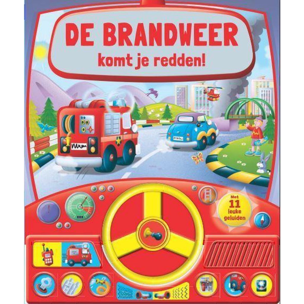 Overige Merken Geluidenboek De Brandweer Komt Je Redden