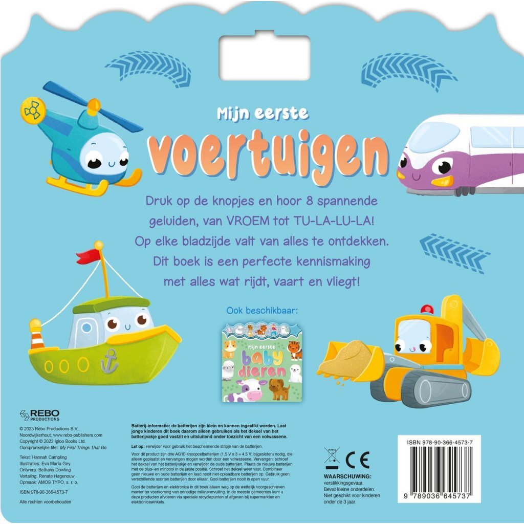 Overige Merken Geluidenboek Mijn Eerste Voertuigen