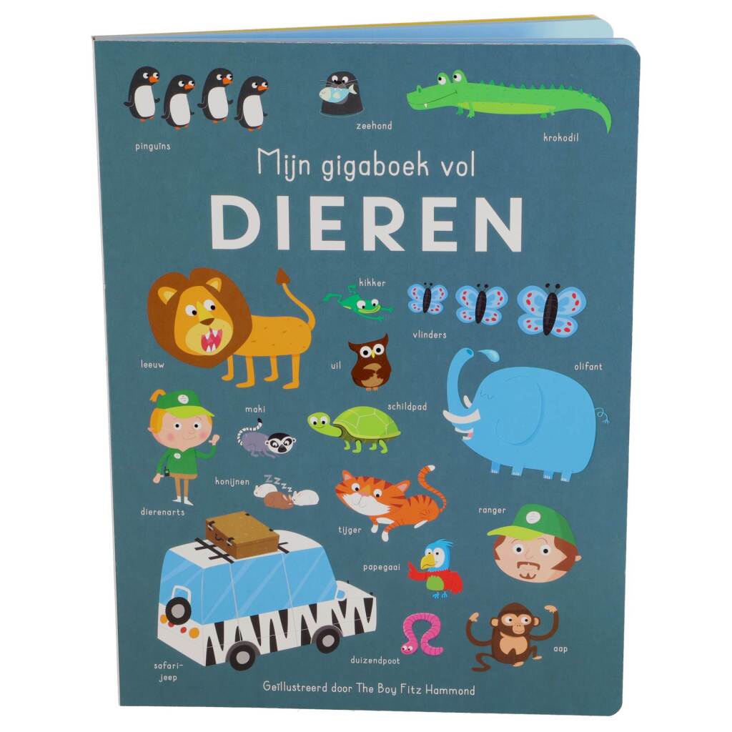 Overige Merken Boek Mijn Gigaboek Vol Dieren