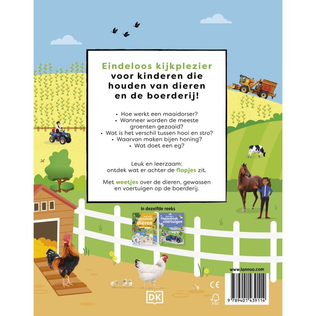 Overige Merken Boek Mijn Grote Flapjesboek Van De Boerderij